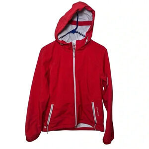 Black‎ Diamond Fleece Lined Hooded Jacket Red Small Winter Skiing Snowboard Warm